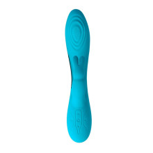 Vibrador Rabbit y Tapping V9 Virgite Turquesa