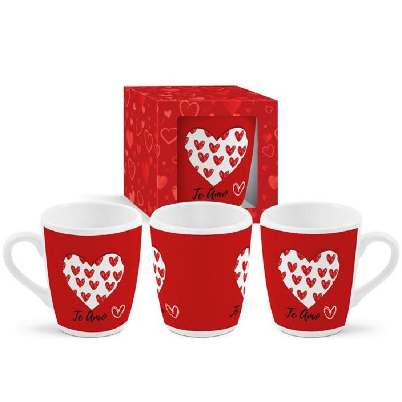 Taza Corazones Te Amo