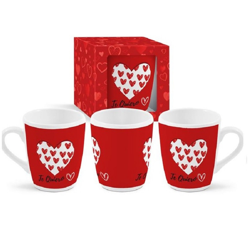 Taza Corazones Te Quiero
