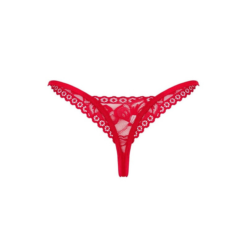 Tanga Rojo Lacelove Obsessive