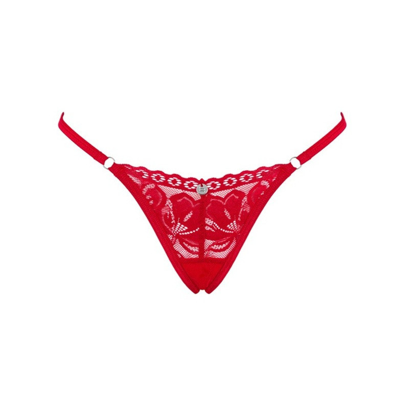 Tanga Rojo Lacelove Obsessive