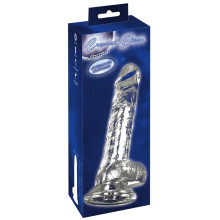 Vibrador Recargable Ventosa Crystal Clear