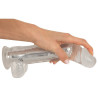 Vibrador Recargable Ventosa Crystal Clear