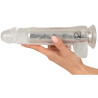 Vibrador Recargable Ventosa Crystal Clear