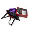 Set Arnés + 3 Dildos Silicona Virgite Morado