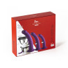 Set Arnés + 3 Dildos Silicona Virgite Morado