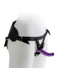 Set Arnés + 3 Dildos Silicona Virgite Morado