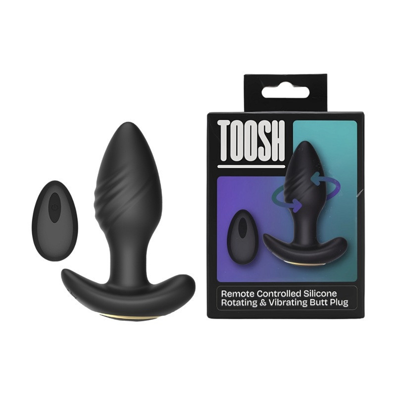 Plug Anal Vibrador Rotador Control Remoto