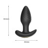 Plug Anal Vibrador Rotador Control Remoto