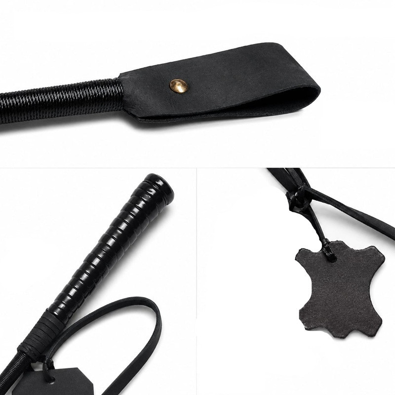 Fusta Cuero Nobuck Bound Noir