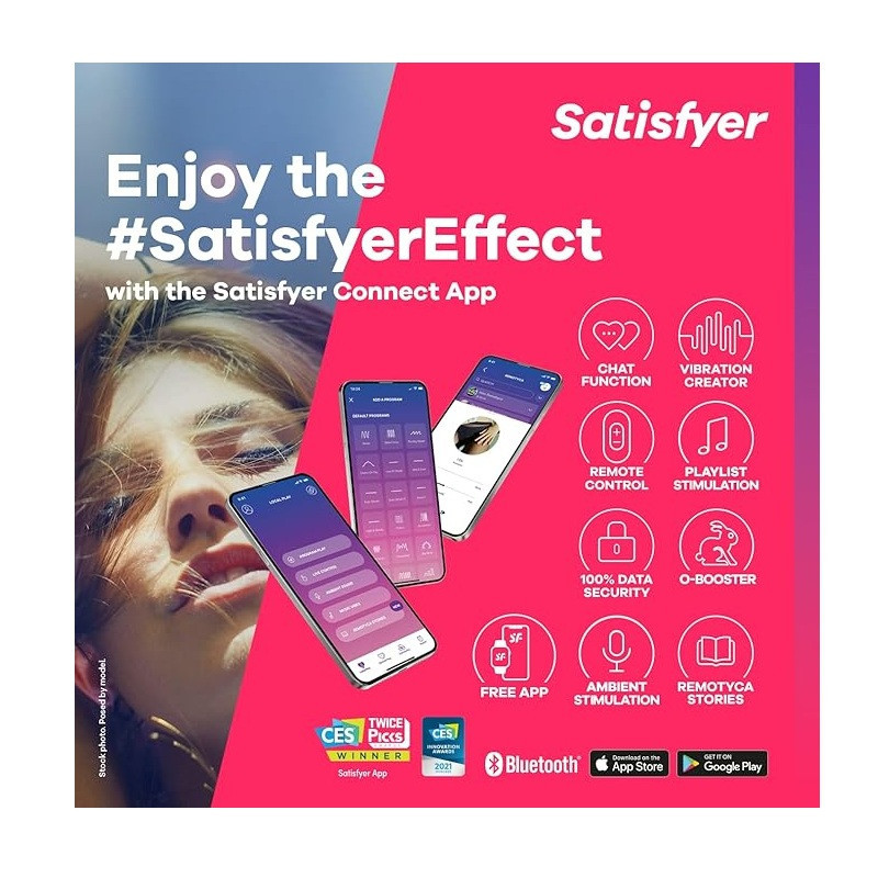 Satisfyer Rotator Plug 2+ Connect App Burdeos
