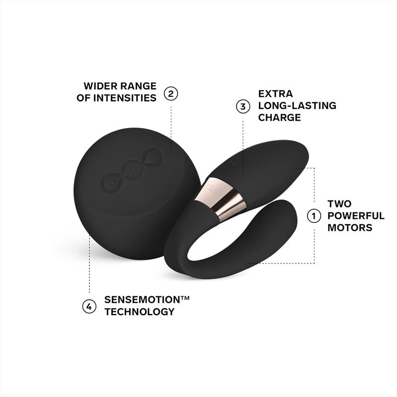Estimulador Dual Action Lelo Tiani Duo Negro