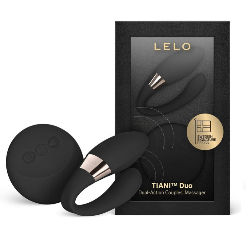 Estimulador Dual Action Lelo Tiani Duo Negro
