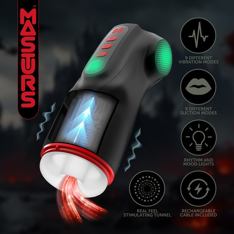 Masturs Multifunción Raven Shadow Sinner