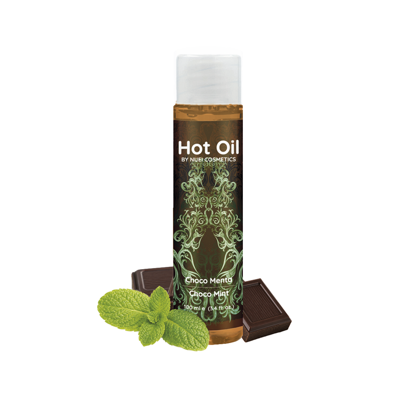 Aceite de Masaje Hot Oil Nuei  Chocolate/Menta 100 ml