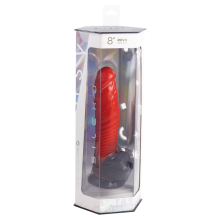 Fantasy Liquid Silicone Devil Red Silexd 8"