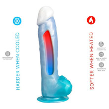Fantasy Liquid Silicone Angel Blue Silexd 8"