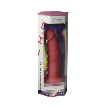 Vibrador Recargable Control Remoto Silexd 7" Modelo 2 Rosa