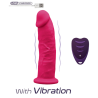 Vibrador Recargable Control Remoto Silexd 7" Modelo 2 Rosa