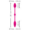 Double Pleasure Love Balls Sweet Smile Control Remoto