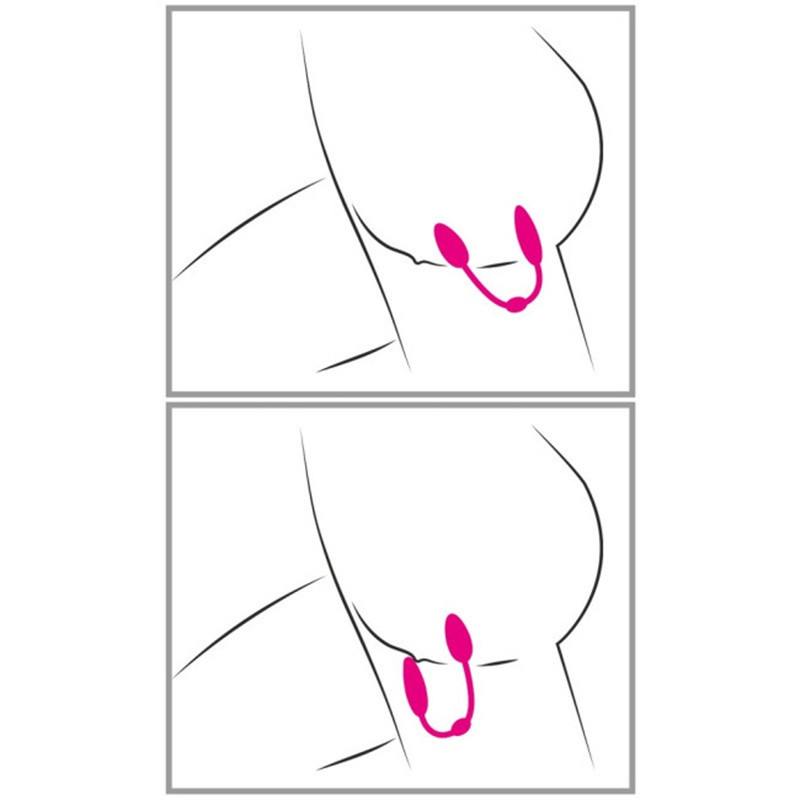 Double Pleasure Love Balls Sweet Smile Control Remoto