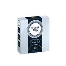 3 Preservativos Mister Size Talla 53 Extrafinos