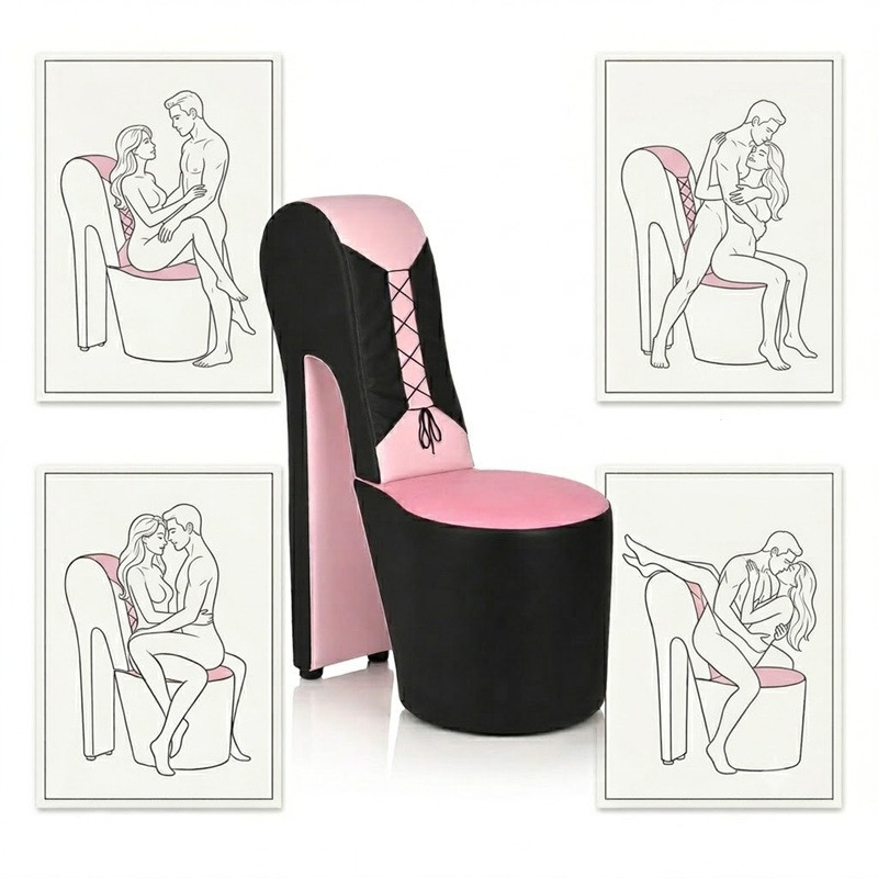 Silla Stiletto Sex Chair Pink