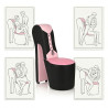 Silla Stiletto Sex Chair Pink