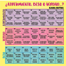 Juego de Tablero Kamasutra ¿Atrevimiento, beso o verdad?