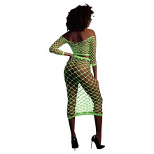 Conjunto Top y Falda Neon Green Ouch 834