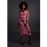 Conjunto Top y Falda Neon Pink Ouch 834