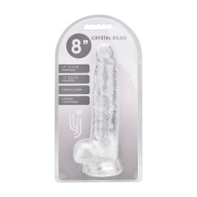 Dildo Realistico Transparente Loving Joy 8