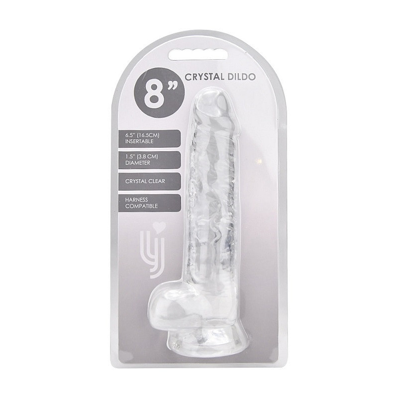 Dildo Realistico Transparente Loving Joy 8