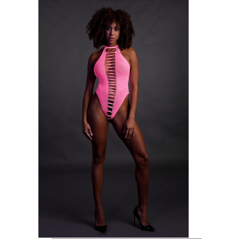 Body High Cut Neon Pink Ouch 837
