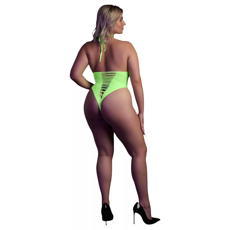 Body High Cut Neon Green Ouch 837