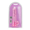 Dildo Jelly Realistico Balls Rosa Loving Joy 8"