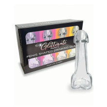 Set Penis Shaped Drinking Glass Glitterati Party