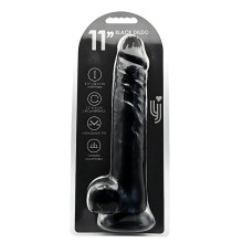 Dildo Realistico Balls Negro Loving Joy 11"