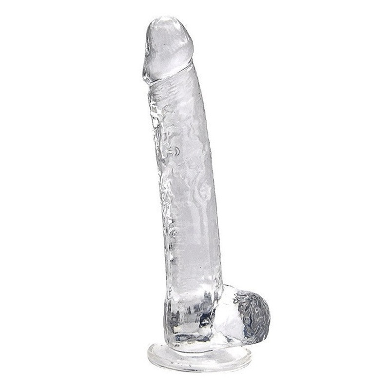 Dildo Realístico Transparente Loving Joy 11"