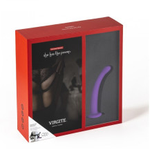Arnes Dildo Silicona Virgite Morado S