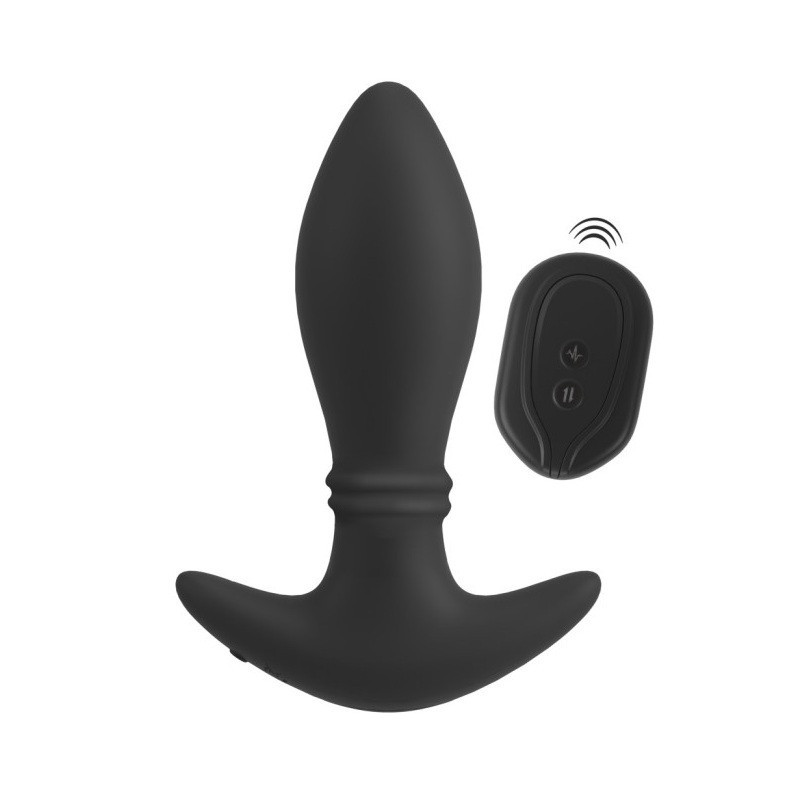 Butt Plug Vibrador Moving Rings RC Anos