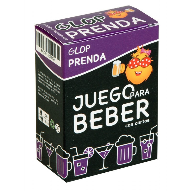 Juego Para Beber Y Quitarse La Ropa GLOP Prendas