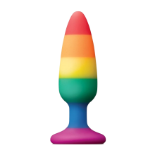 Juguete Anal Plug Colourful Love Rainbow M