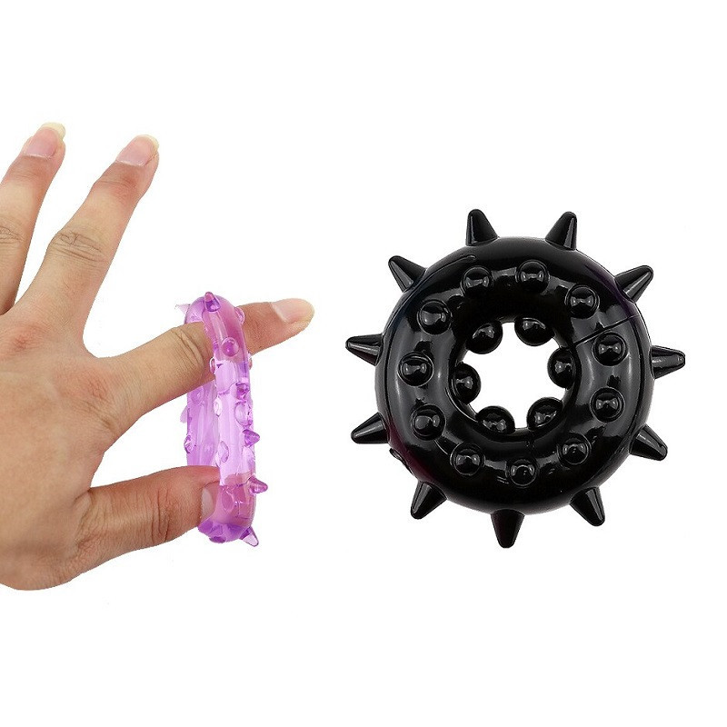 Kit 2 Anillos De Jelly Texturados Cock Driller