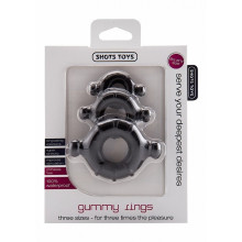 Kit 3 Anillos Gummy Rings