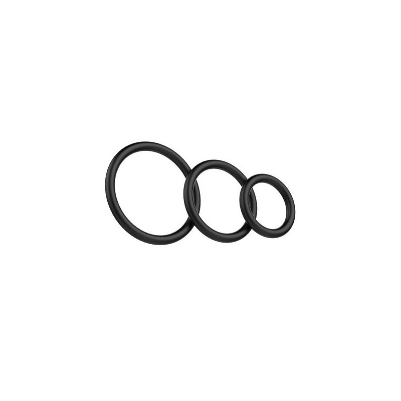 Kit 3 Anillos Silicona Cock Ring