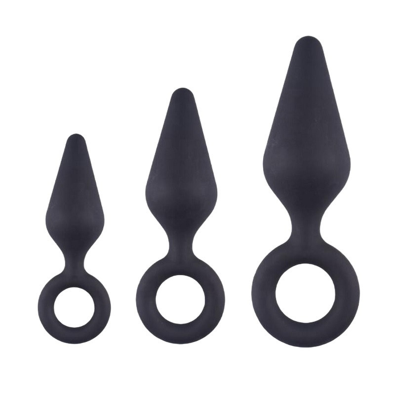 Kit 3 Plugs Anales Dream Toys Silicona Fantasstic Anal Training Kit Ring