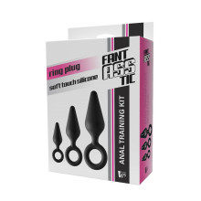 Kit 3 Plugs Anales Dream Toys Silicona Fantasstic Anal Training Kit Ring