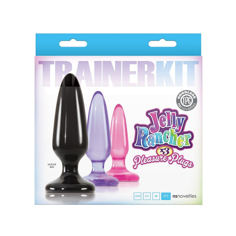 Kit 3 Plugs Anales Jelly Rancher