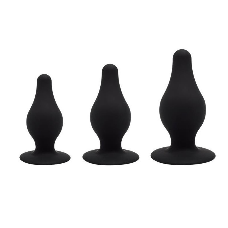 Kit 3 Plugs Anales Silexd Silicona Modelo 2